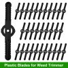 32Pcs Plastic Blades Replacement for Cordless Weed Trimmer