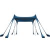 10x10FT Beach Canopy Tent Sun Shelter UPF50+ UV Protection Outdoor Beach Sun Shade with Sandbag Foldable Poles Carry Bag for Camping Trip Fishing Picn