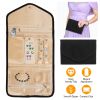 Travel Jewelry Organizer Case Foldable Jewelry Roll Storage Bag for Journey-Rings Necklaces Earrings Bracelets