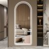 65" x 21" Arch Design LED Full Length Mirror ,Dimmable, High Definition & Explosion-Proof