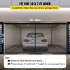 VEVOR Garage Door Screen, 16 x 7 ft for 2 Cars, 5.2 lbs Heavy-Duty Fiberglass Mesh for Quick Entry with Self Sealing Magnet and Weighted Bottom