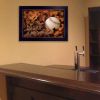 "Baseball - A Family Tradition" By Lori Deiter, Printed Wall Art, Ready To Hang Framed Poster, Black Frame
