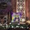 Cavalier Spaniel King of Mardi Gras Throw Pillow Machine Washable, Indoor Outdoor Decorative Pillow for Couch, Bed or Patio, 18Hx18W