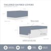5 Piece Tufted Cotton Chenille Daybed Set Off-White Daybed