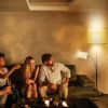 67.32In Mother Daughter Floor Lamp with Linen Shade 3200K Brightness 360° Adjustable Reading Light Modern Decoration Standing Lamp for Living Room Bed