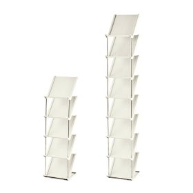 8 Tier Vertical Shoe Rack Narrow Free Standing Storage Organizer for Entryway Space-Saving Stackable Shoe Holder Corner Shoe Tower For Entryway Bedroo (Option: Beige_8Tier)