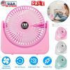 6.5in Desk Fan USB Powered 2 Speeds Table Cooling Fan Tilt Quiet Desktop Fan for Bedroom Office