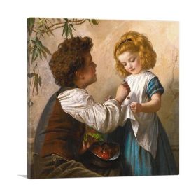 The Cheat (Type: Standard Framed Canvas Print, size: 36" x 36" / 90cm x 90cm (approx))
