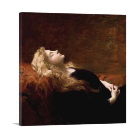 Sleeping Beauty (Type: Standard Framed Canvas Print, size: 16" x 16" / 42cm x 42cm (approx))