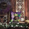 Dachshund King of Mardi Gras Throw Pillow Machine Washable, Indoor Outdoor Decorative Pillow for Couch, Bed or Patio, 18Hx18W