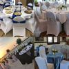 20/30pcs Stretch Spandex Folding Chair Covers, Universal Fitted Chair Cover, Removable Washable Protective Slipcovers, for Wedding, Holiday, Banquet