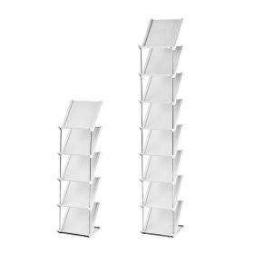 5 Tier Vertical Shoe Rack Narrow Free Standing Storage Organizer for Entryway Space-Saving Stackable Shoe Holder Corner Shoe Tower For Entryway Bedroo (Option: Grey_5Tier)